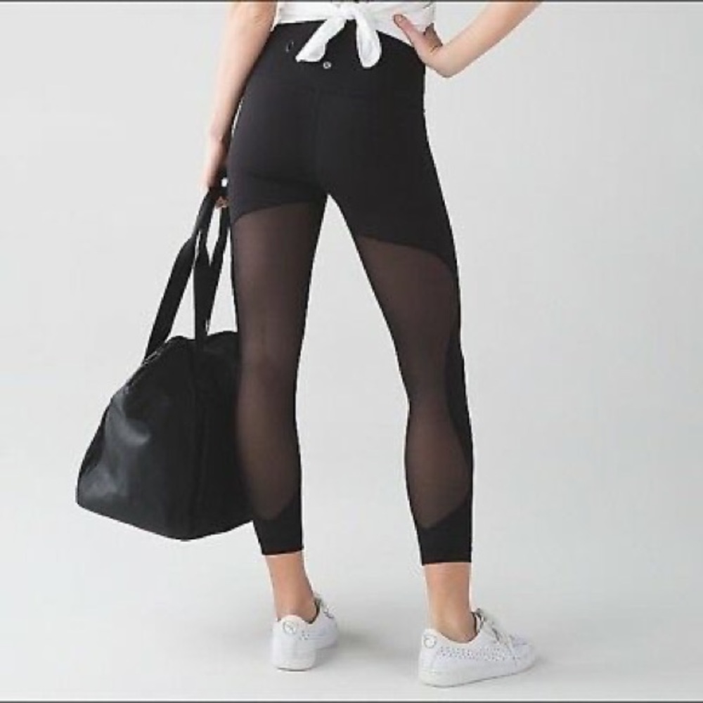 Lululemon High Times Mesh Back leggings